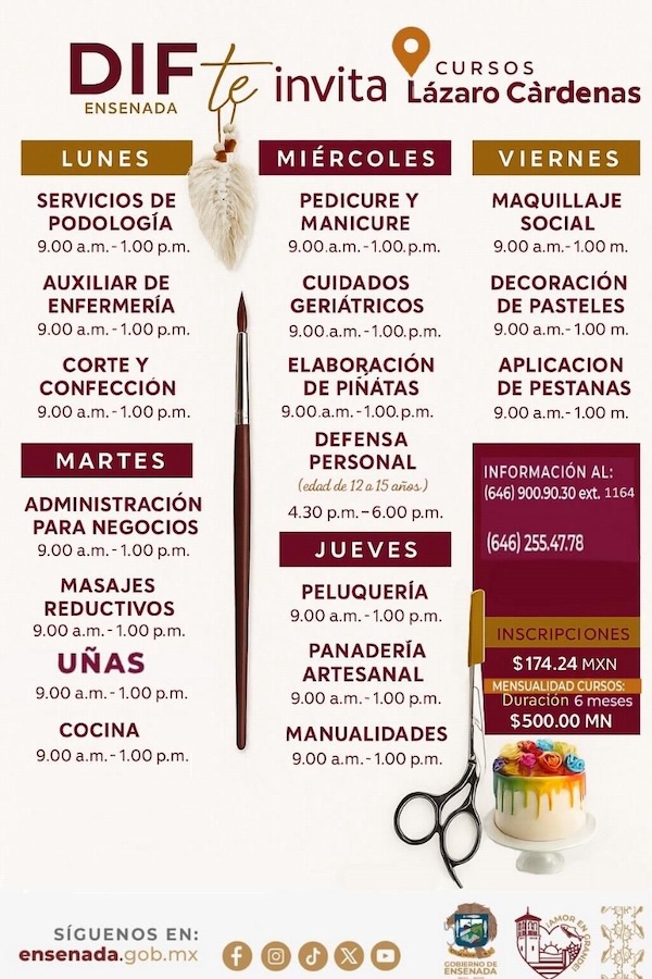 Abre DIF inscripciones de cursos y talleres para emprender negocios